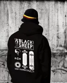 Moletom Canguru Black Sheep - Masculino